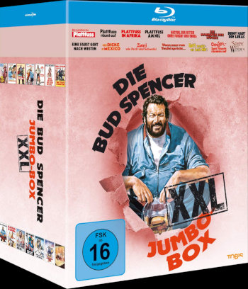 Die Bud Spencer Jumbo Box XXL (14 Blu-rays)
