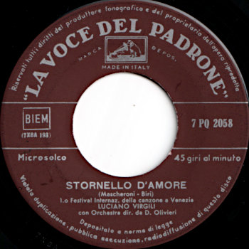 Luciano Virgili - Stornello D