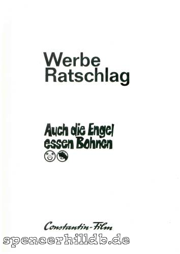 Auch die Engel essen Bohnen (Werberatschlag) Auch die Engel essen Bohnen (Werberatschlag)