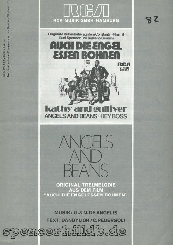 Angels And Beans (Notenheft)