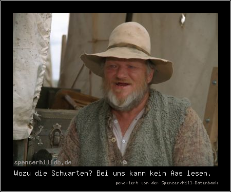 Wozu die Schwarten? Bei uns kann kein Aas lesen.