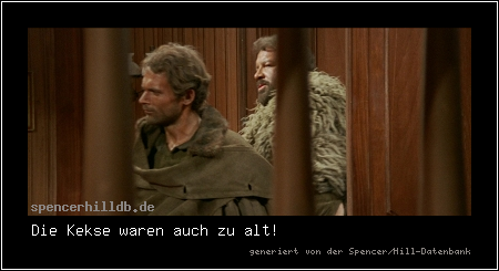 Die Kekse waren auch zu alt!