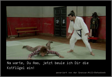 Na warte, Du Aas, jetzt beule ich Dir die Kotflügel ein!