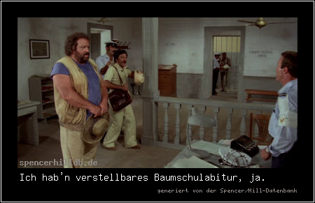 Ich hab'n verstellbares Baumschulabitur, ja.