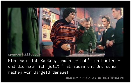 Hier hab' ich Karten, und hier hab' ich Karten - und die hau' ich jetzt 'mal zusammen. Und schon machen wir Bargeld daraus!