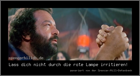 Lass dich nicht durch die rote Lampe irritieren!