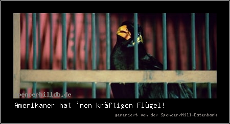 Amerikaner hat 'nen kräftigen Flügel!