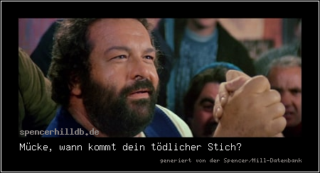 Mücke, wann kommt dein tödlicher Stich?