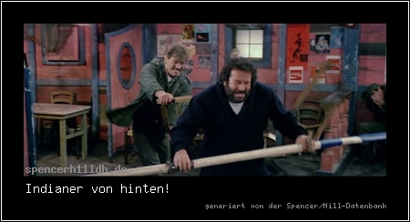 Indianer von hinten!