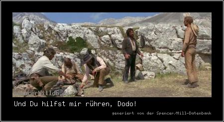 Und Du hilfst mir rühren, Dodo!