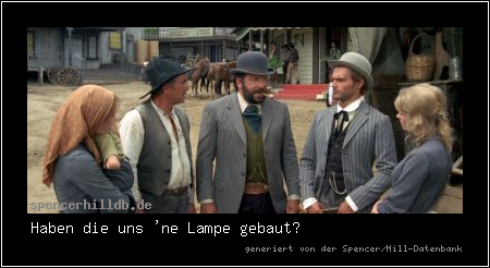 Haben die uns 'ne Lampe gebaut?