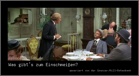 Was gibt's zum Einschmeißen?
