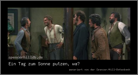 Ein Tag zum Sonne putzen, wa?