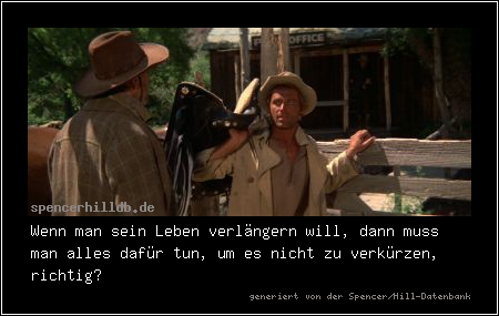 Wenn man sein Leben verlängern will, dann muss man alles dafür tun, um es nicht zu verkürzen, richtig?
