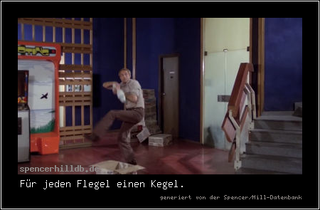 Für jeden Flegel einen Kegel.